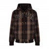 루이비통 브라운 체크 로고 후드 집업 (남녀공용)