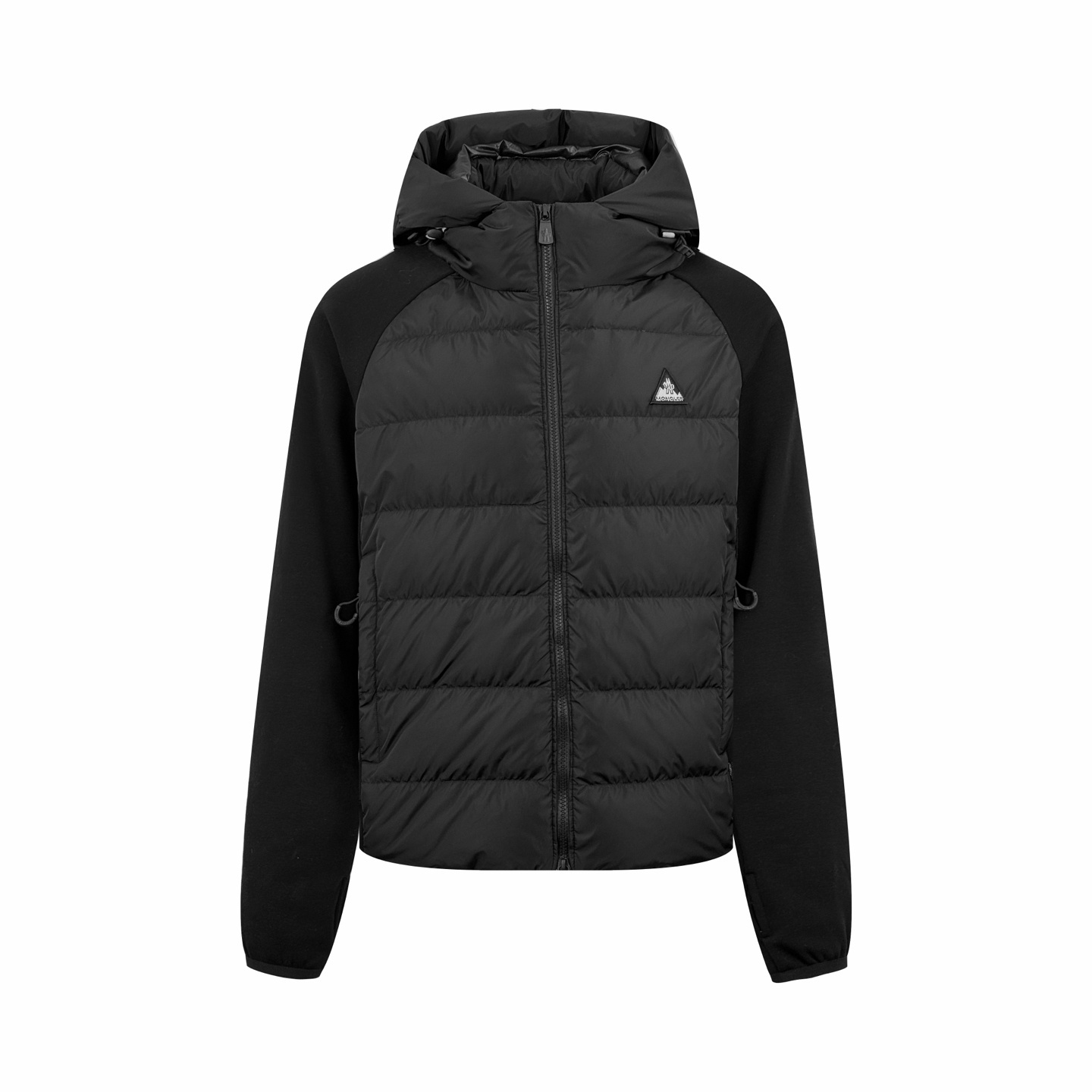 몽클레어 로고 우븐 패치 야상 점퍼