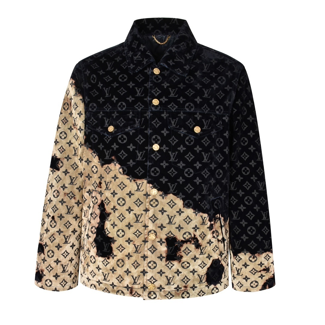 루이비통 캠프파이어 플록 데님 재킷