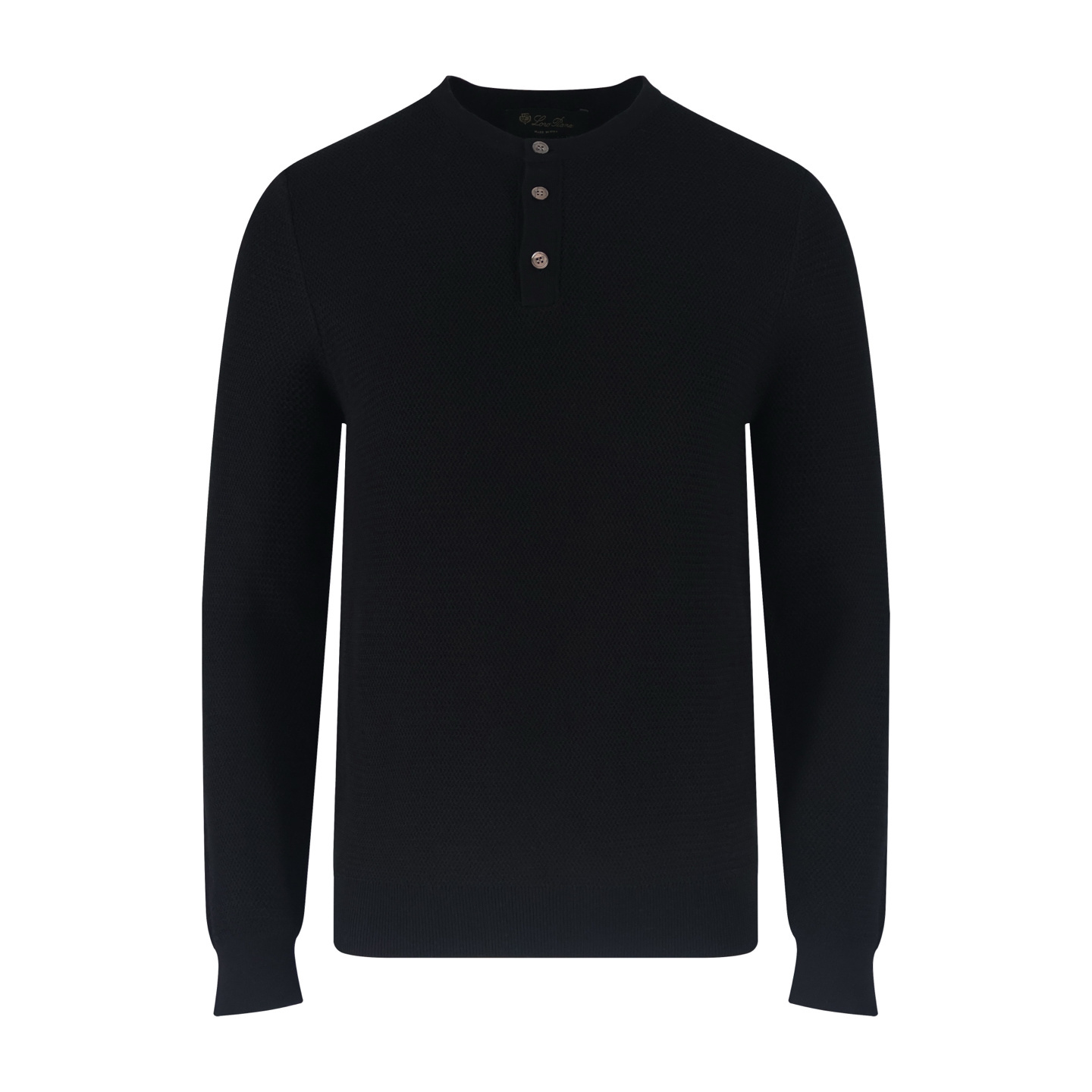 로로피아나 니트 헨리넥 긴팔 스웨터