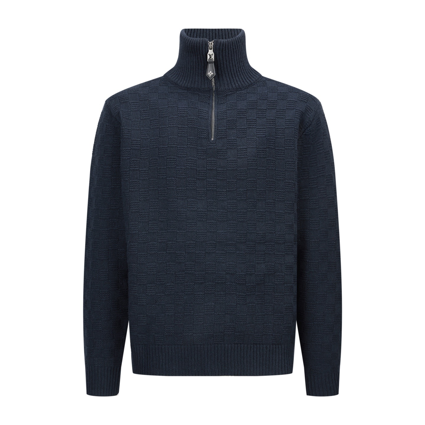 루이비통 체커보드 하프 집업 울 니트 (남녀공용)