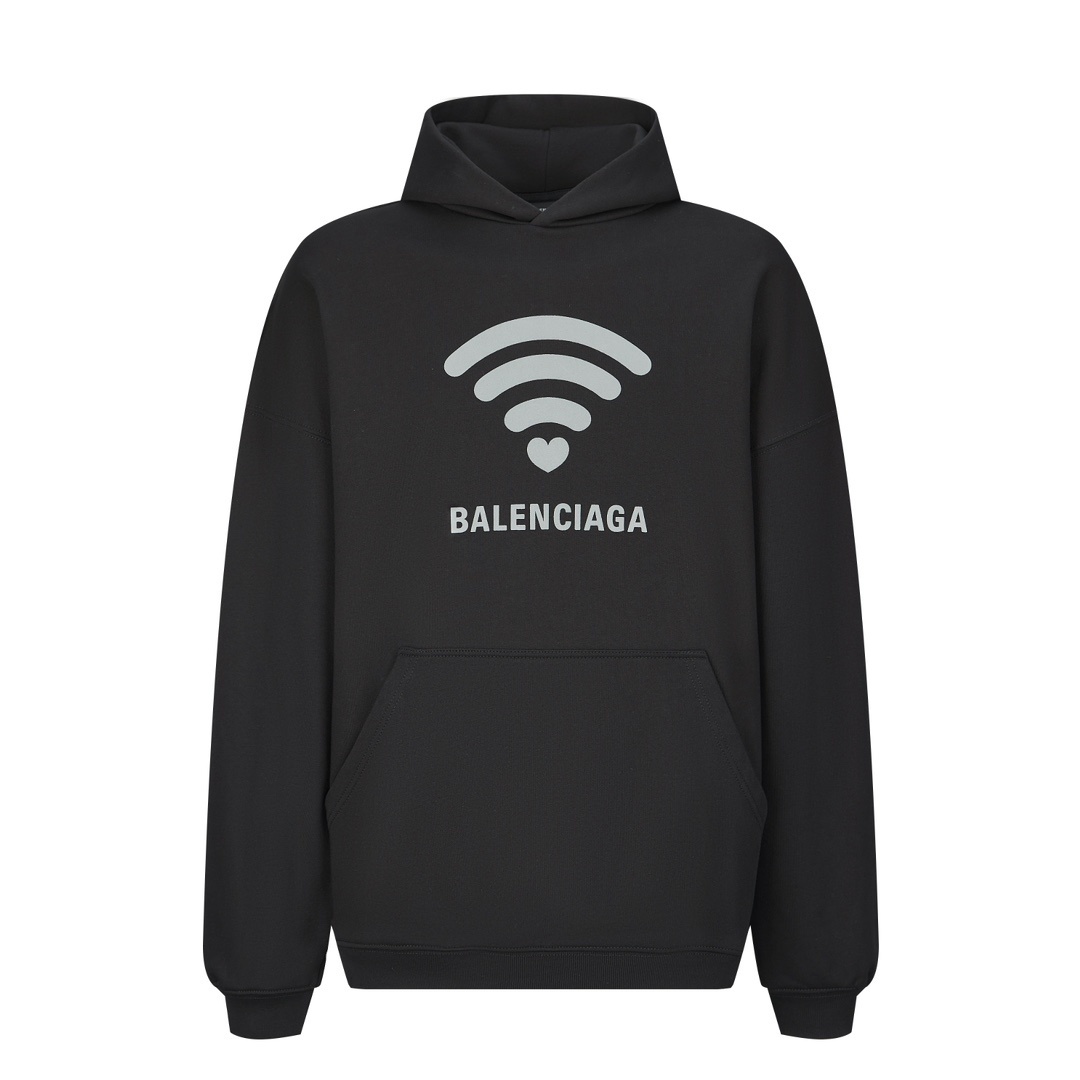 발렌시아가 하트 Wi-Fi 후드티 (남녀공용)