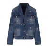 루이비통 핸드 스티치 스와로브스키 데님 재킷 (남여공용)