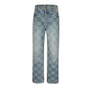 루이비통 25SS 체커보드 스트레이트 데님 팬츠