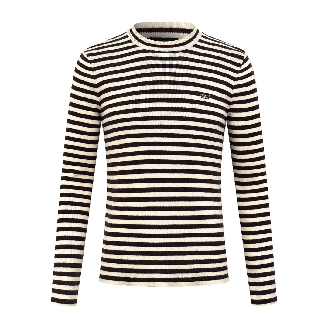 프라다 스트라이프 니트