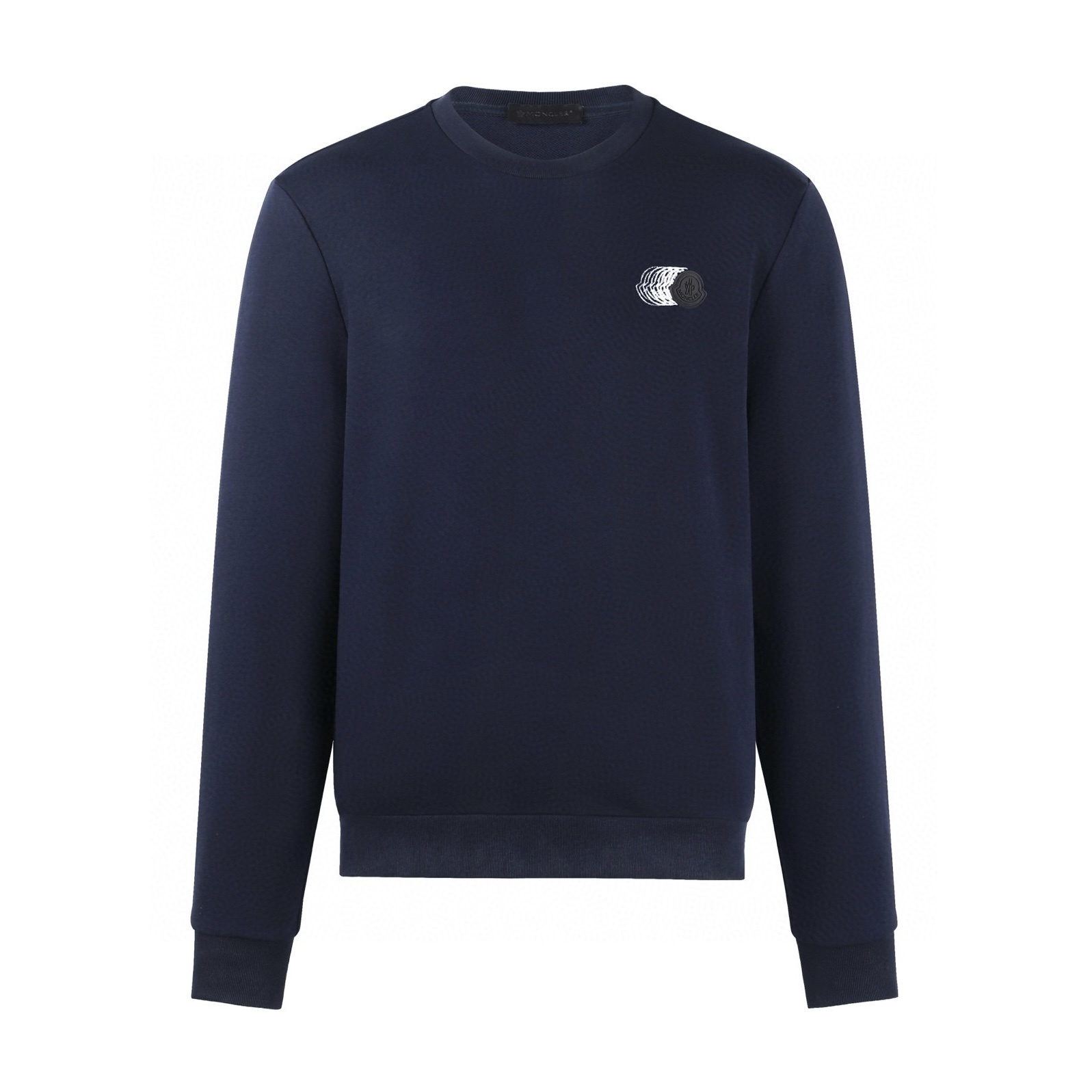 몽클레르 로고 자수 스웨트셔츠