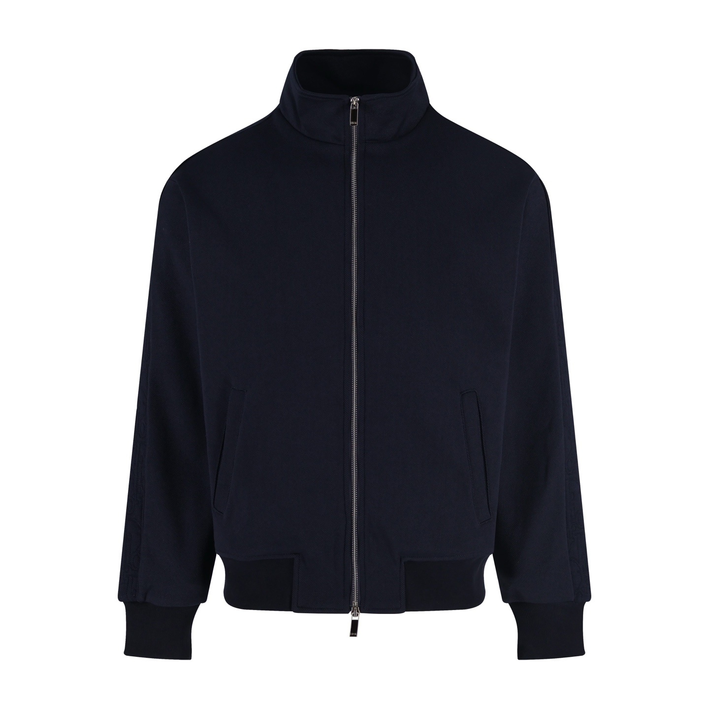 디올 자카드 웨빙 지퍼 스탠드 칼라 재킷