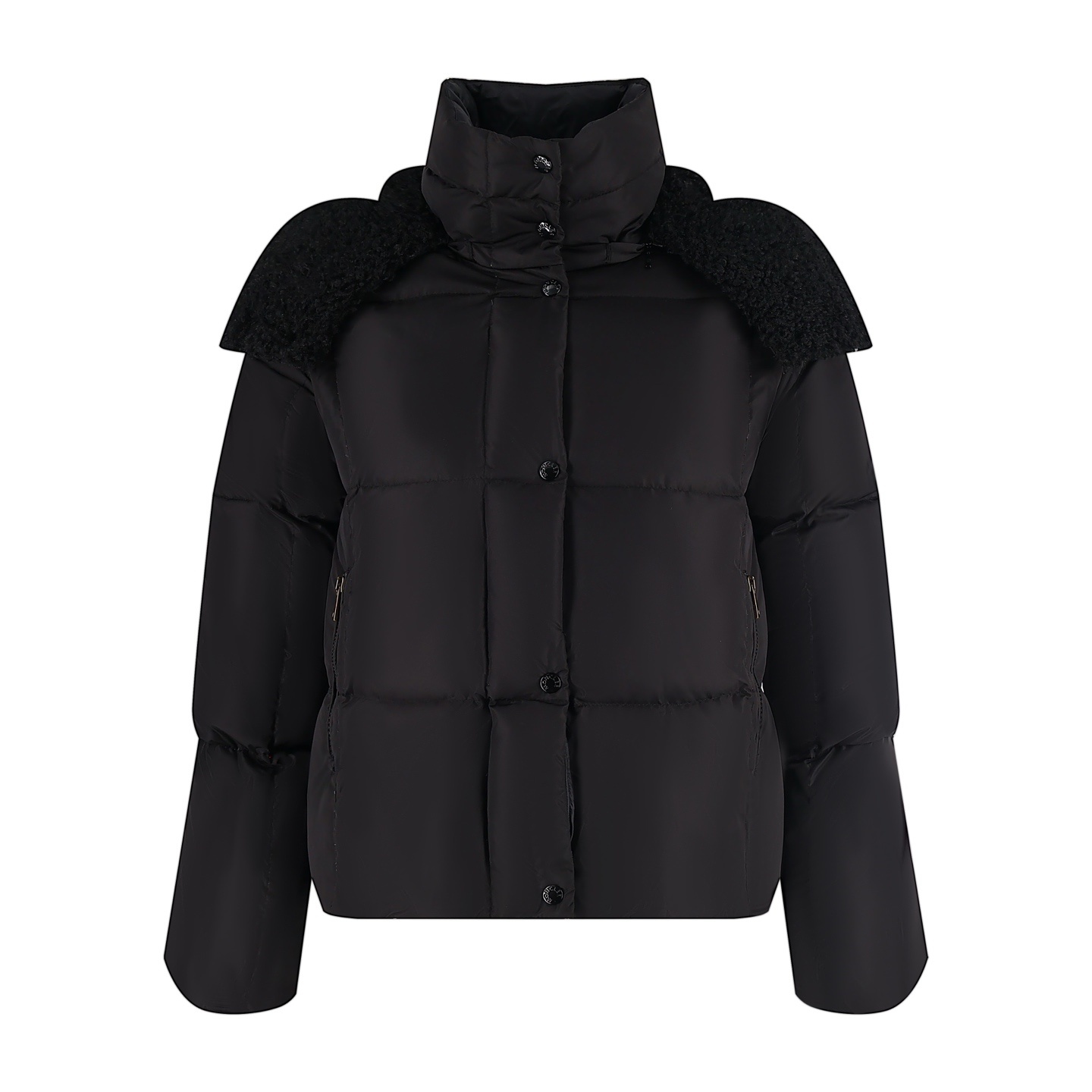 몽클 양털 칼라 다운 패딩 (남녀공용)