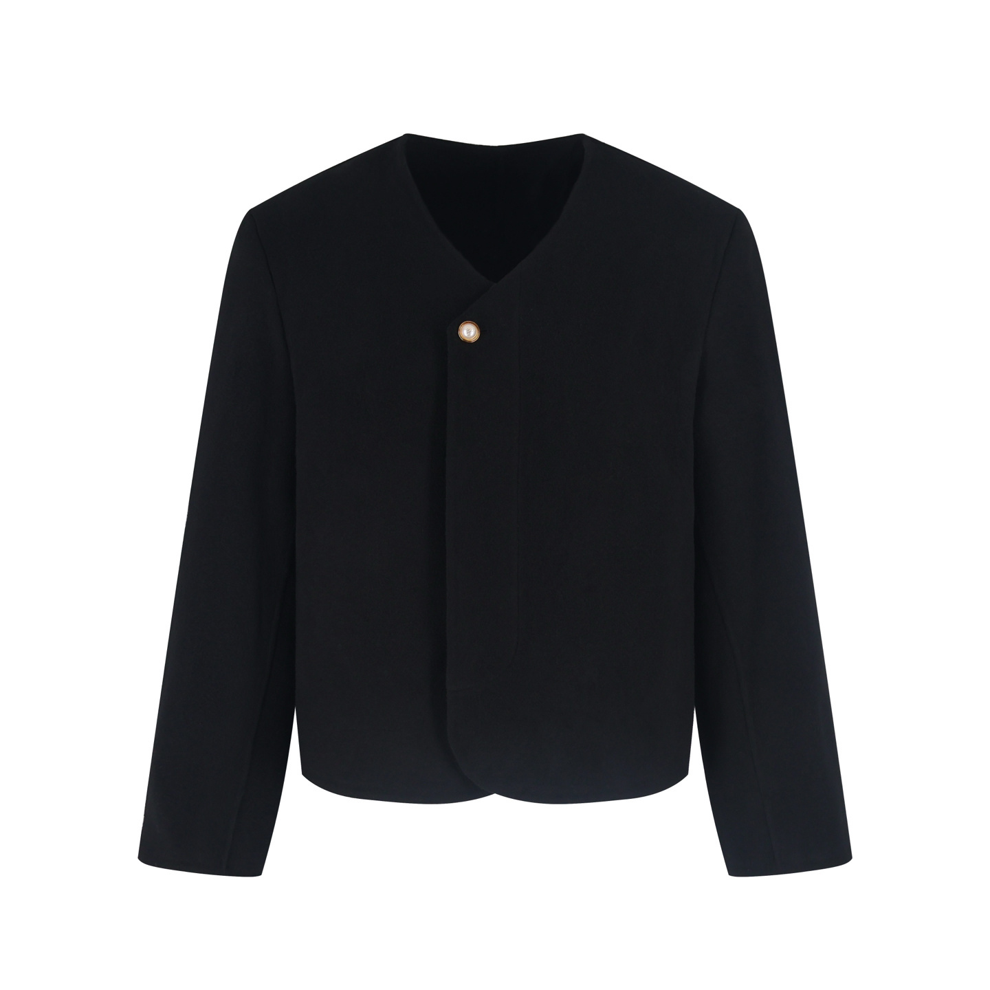 루이비통 울 누빔 노카라 코트(아우터)