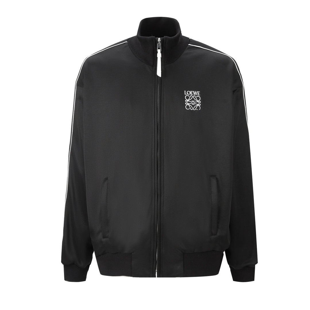 로에베 자수 로고 웨빙 디테일 아우터