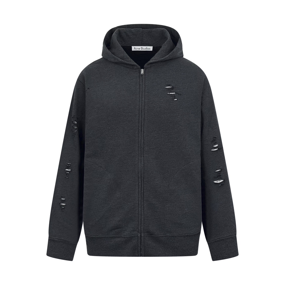 ★아크네 빈티지 프린트 지퍼 후드