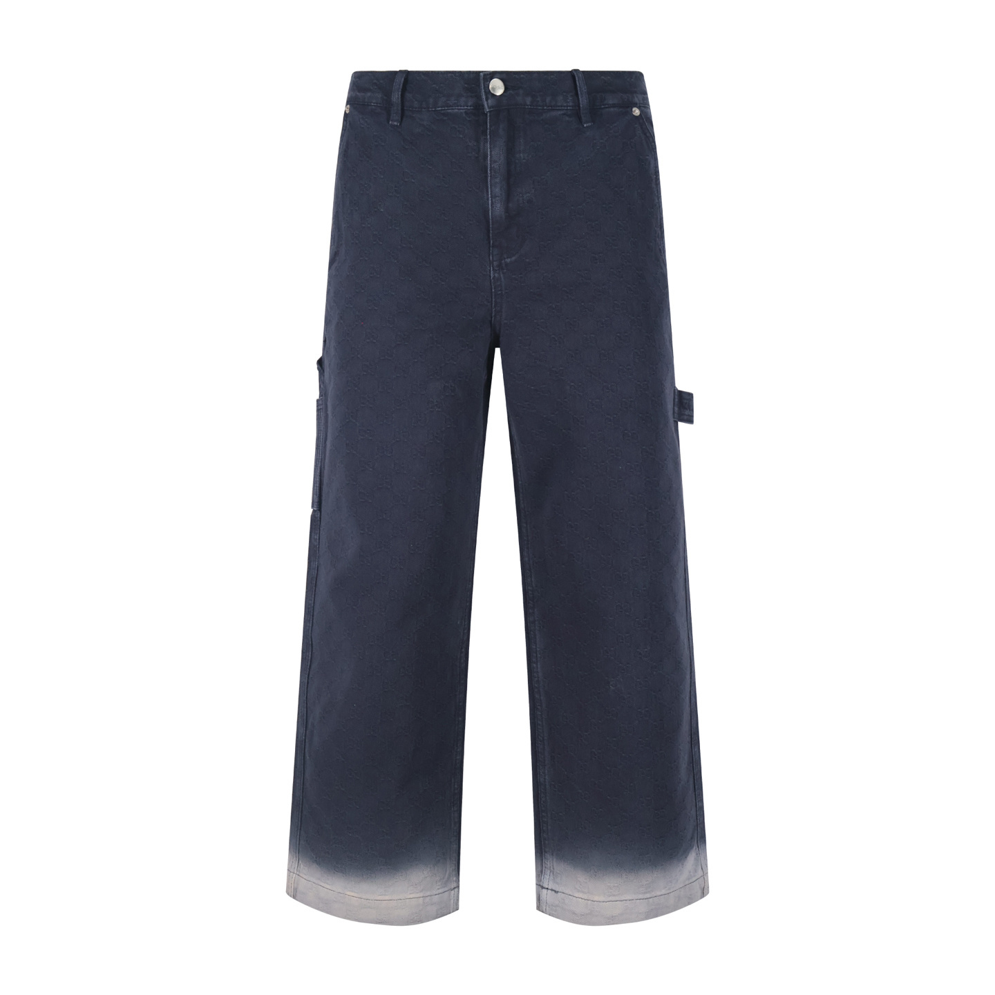 ★루이비통 은은한 자카드 패턴 그라데이션 올오버 데님 팬츠