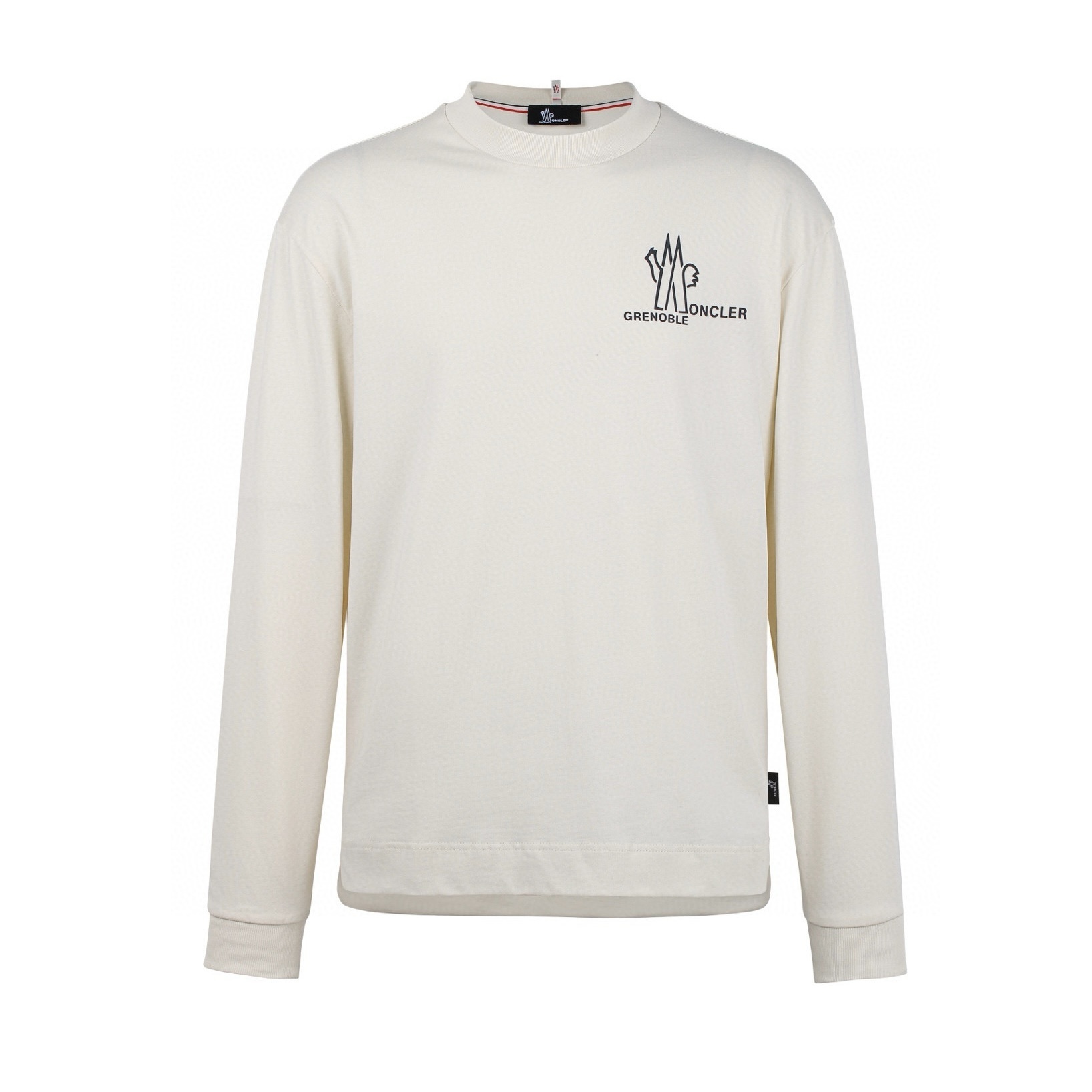 몽클레어 배색 긴팔 티셔츠