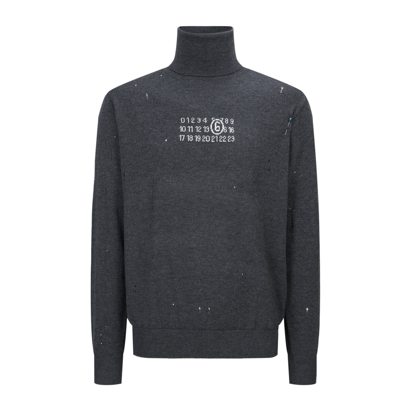 ★마르지엘라 MM6 디스트로이드 터틀넥 니트