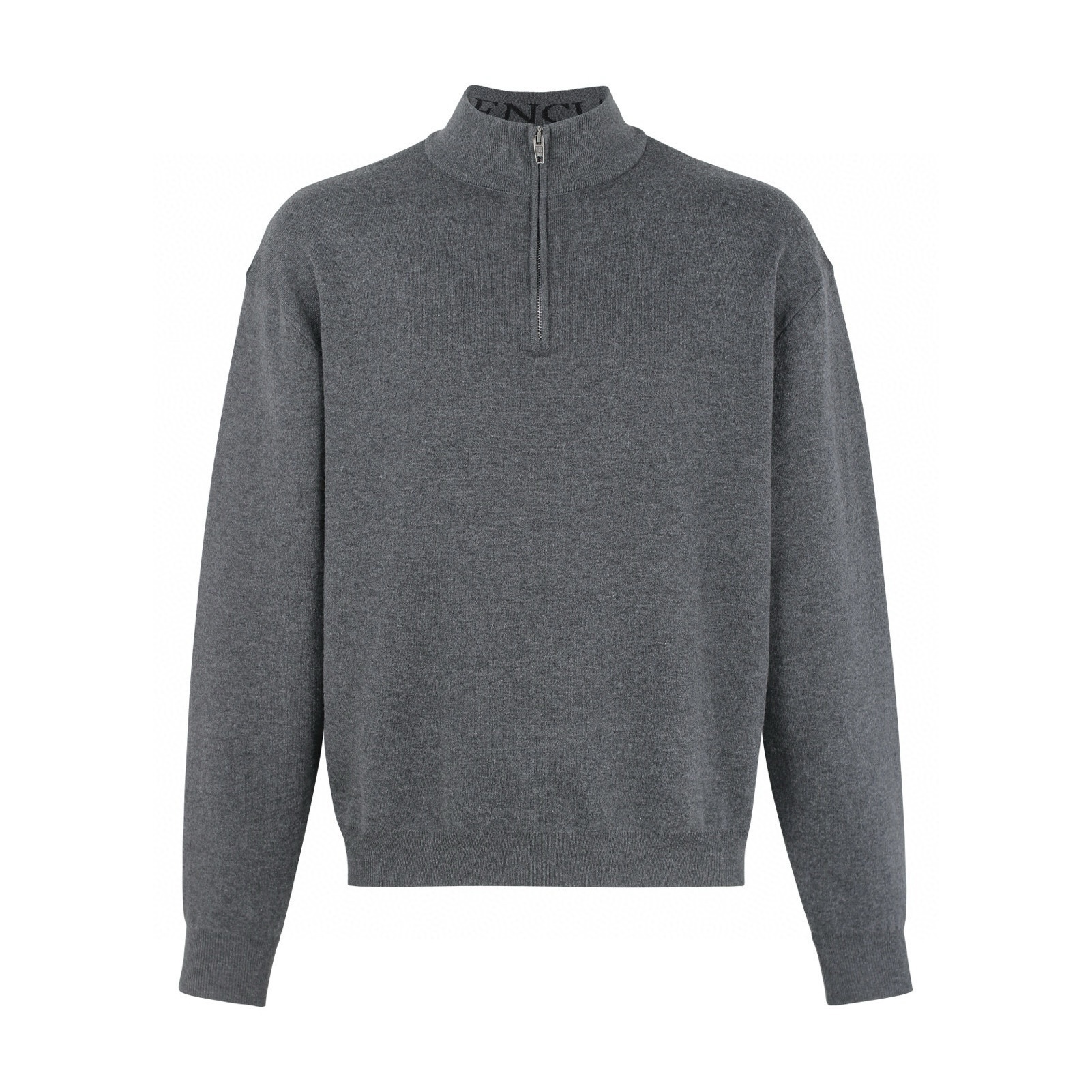 발렌시아가 하이넥 반지퍼 니트