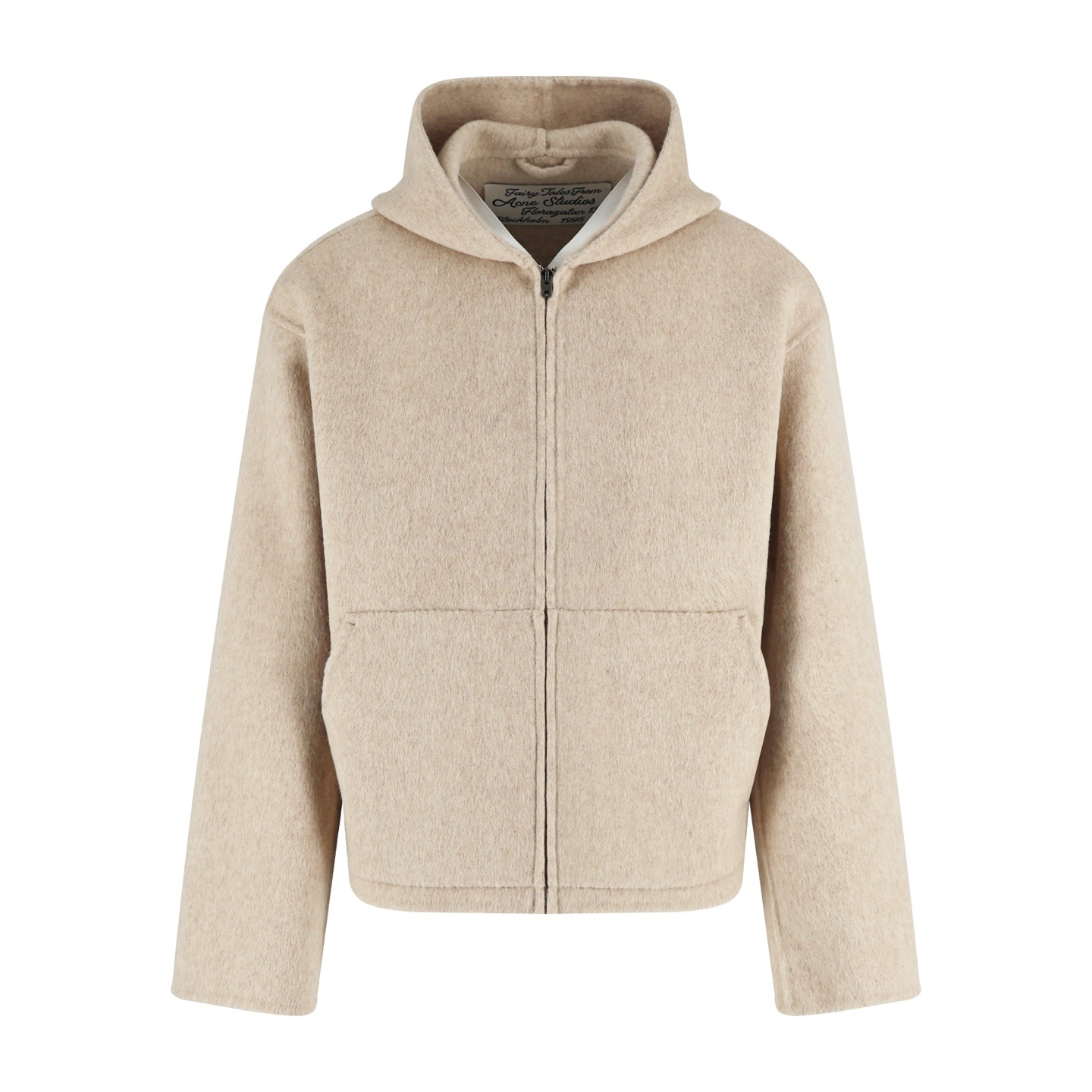 아크네 양면 캐시미어 후드