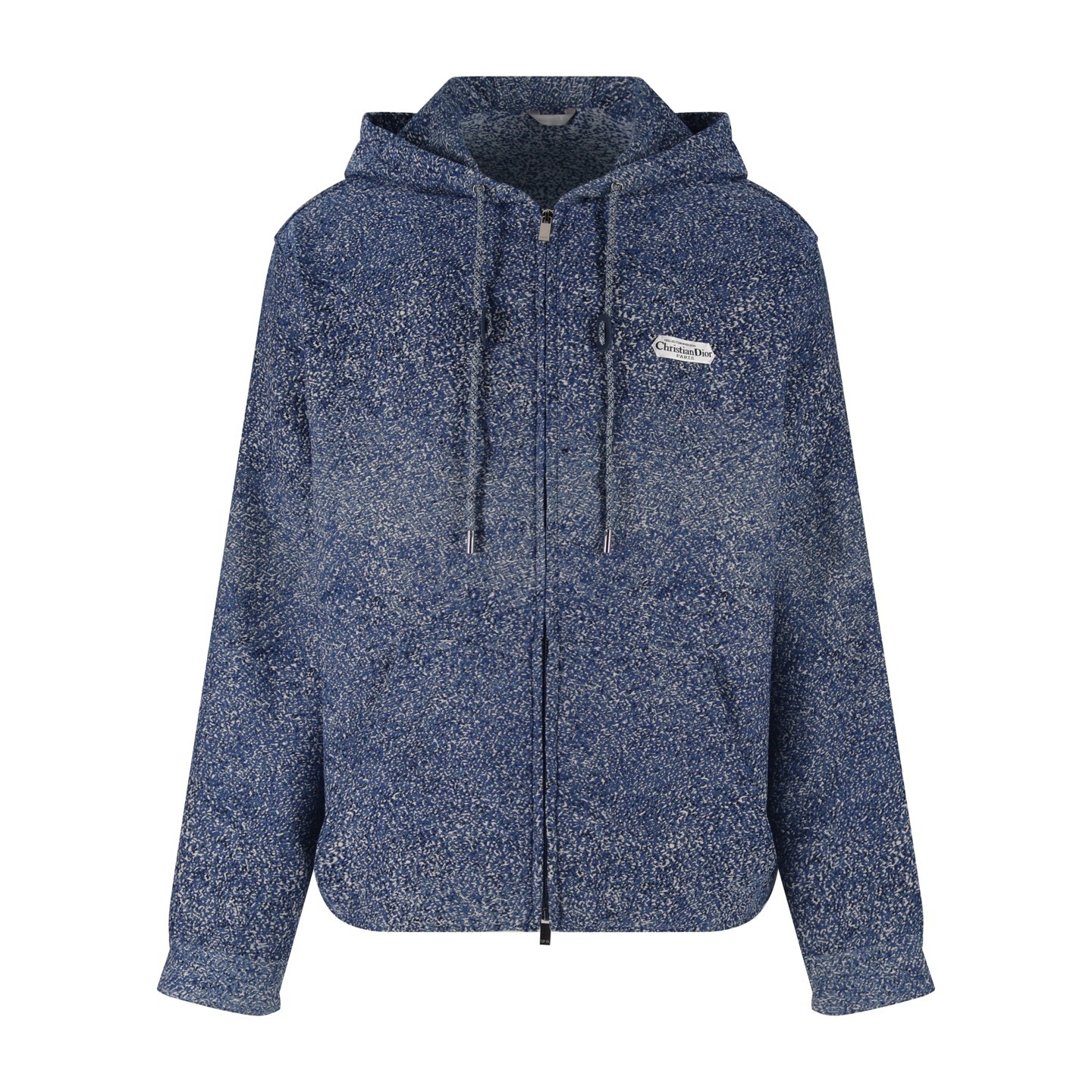 디올 스노우 패턴 플레이트 후드 재킷