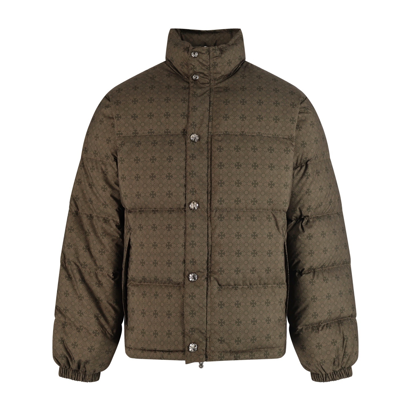 크롬하츠 음각 자카드 패딩