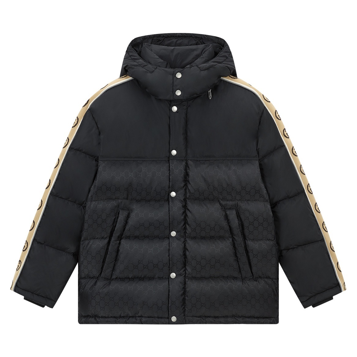 ★구찌 로고 스트랩 반사 디테일 패딩 점퍼