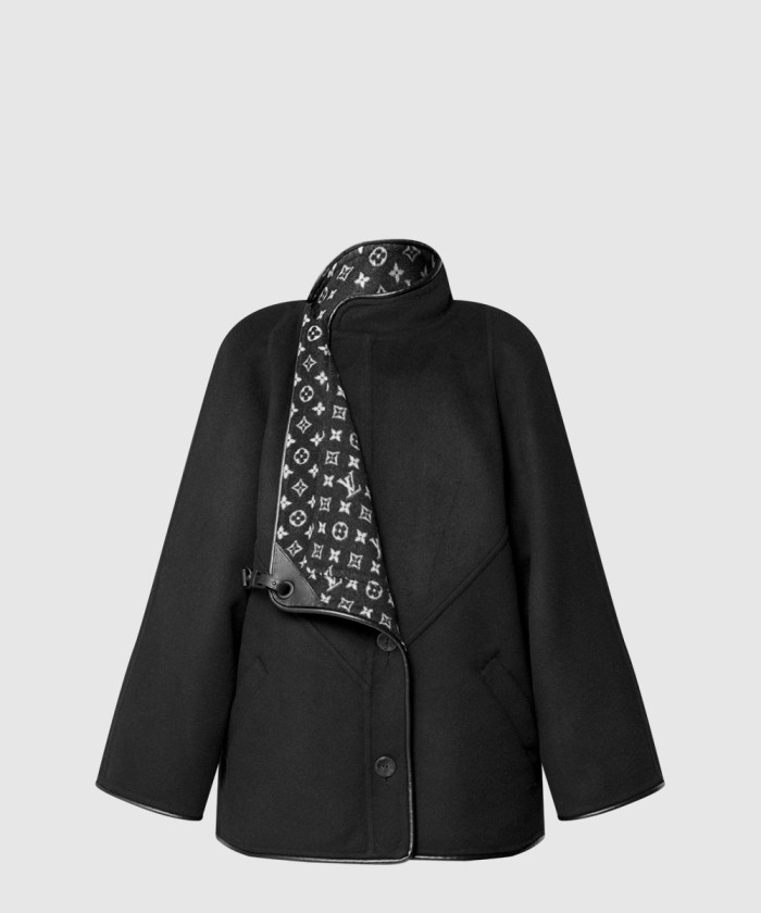 루이비통 더블 페이스 클립 프론트 코트 1AIPNO