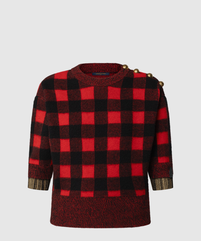 루이비통 그래픽 체크 니트 톱 1AIRDB