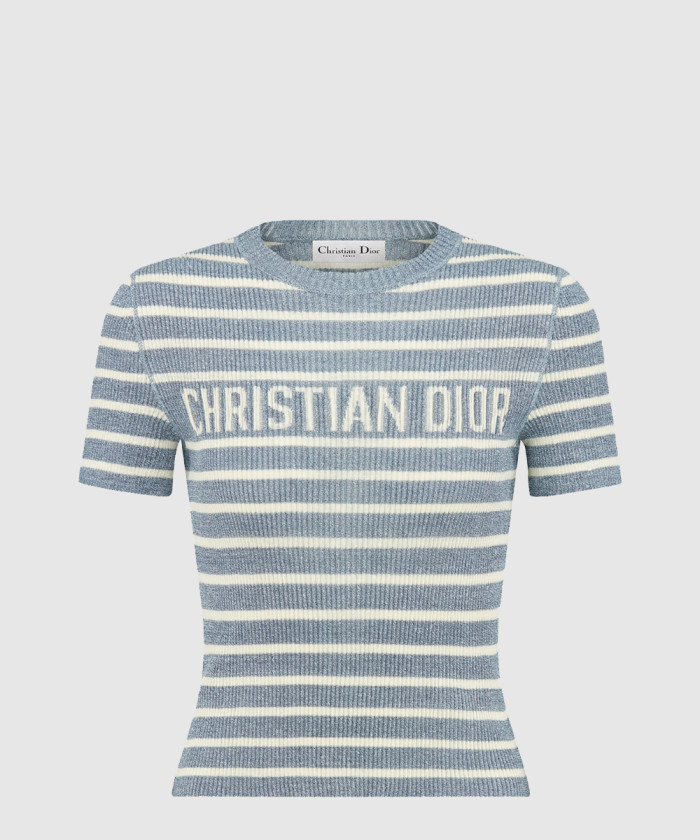 디올 Dioriviera 크롭 반소매 스웨터 544S1