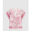 디올 Dioriviera Toile de Jouy Sauvage Dior 실크 탑 54JOU