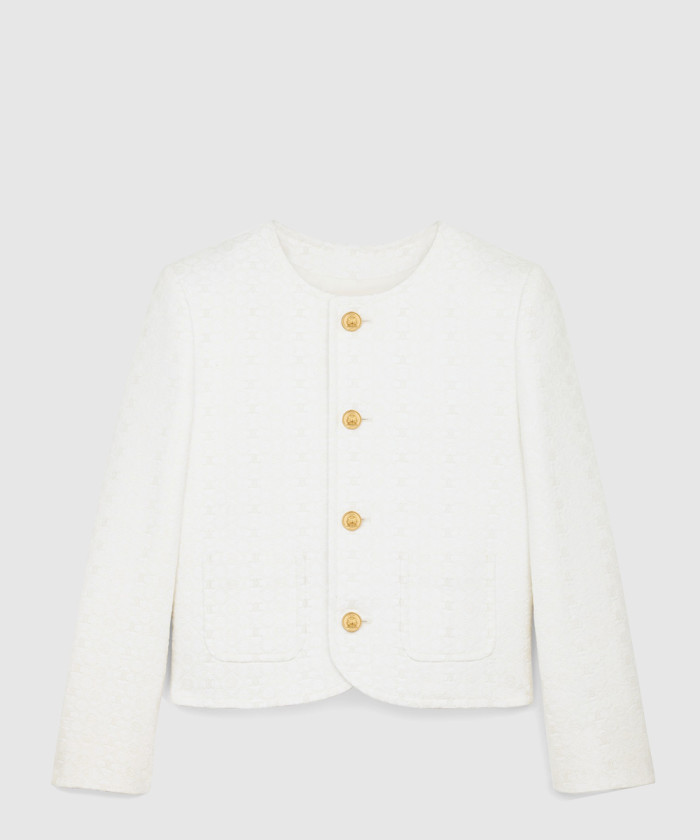 셀린느 첼시 재킷 퀼티드 코튼 RV0800