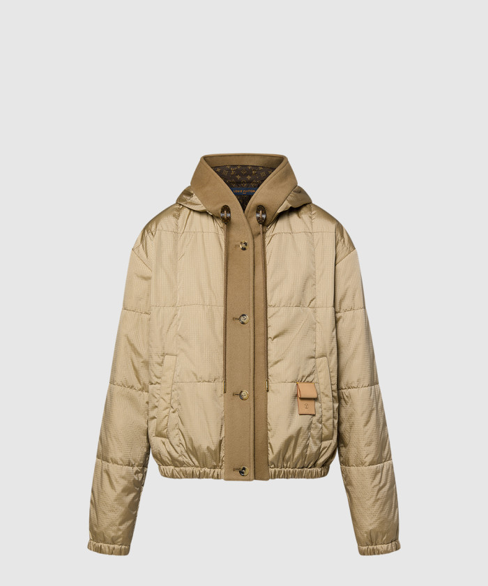 루이비통 후디드 퀼티드 립스톱 재킷 1AIAHR