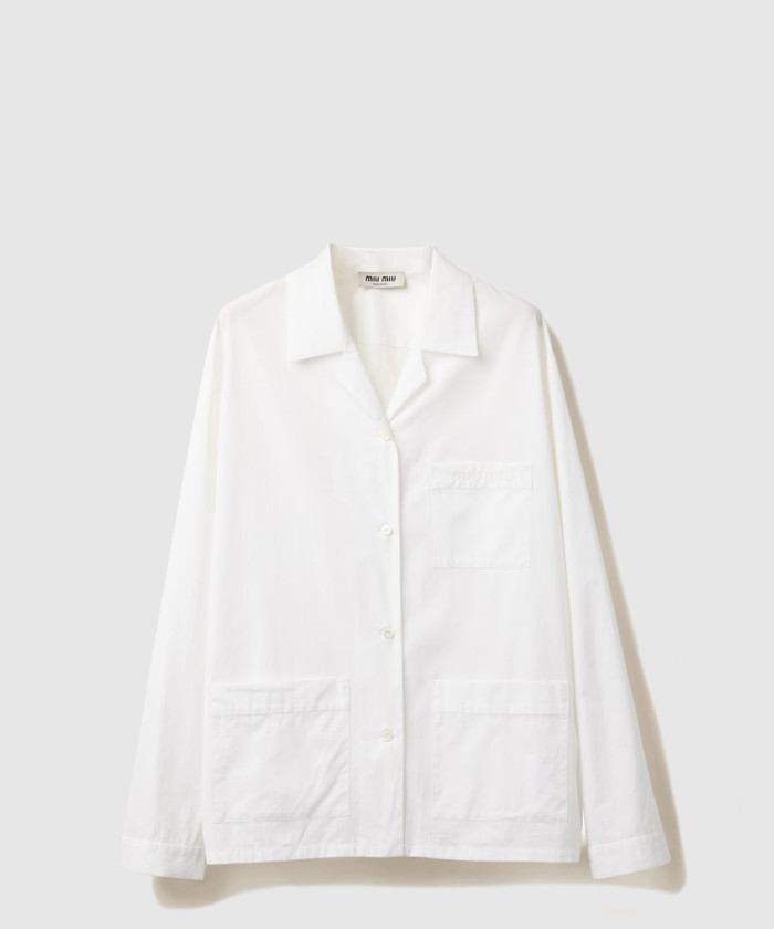 미우미우 포플린 셔츠 MK1884