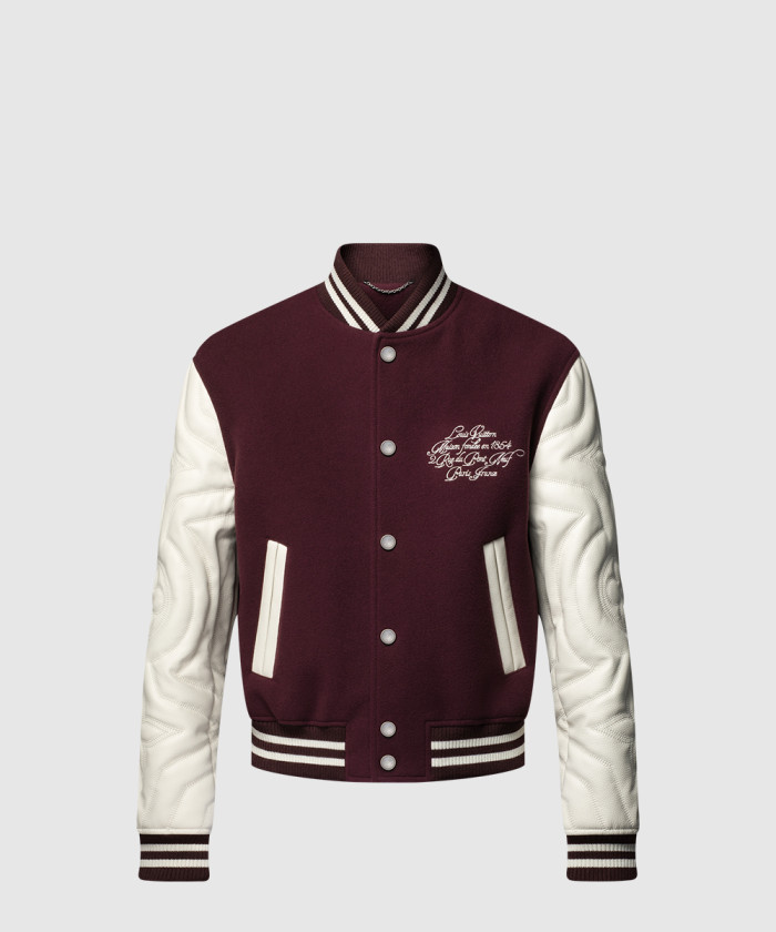 루이비통 엠브로이더드 카프스킨 바시티 재킷 1AGJC7