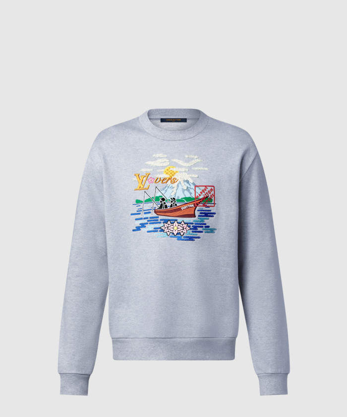 루이비통 엠브로이더드 스웨트셔츠 1AIMM7