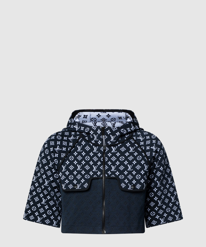 루이비통 크롭 MS 후드 집업 점퍼 1AI807