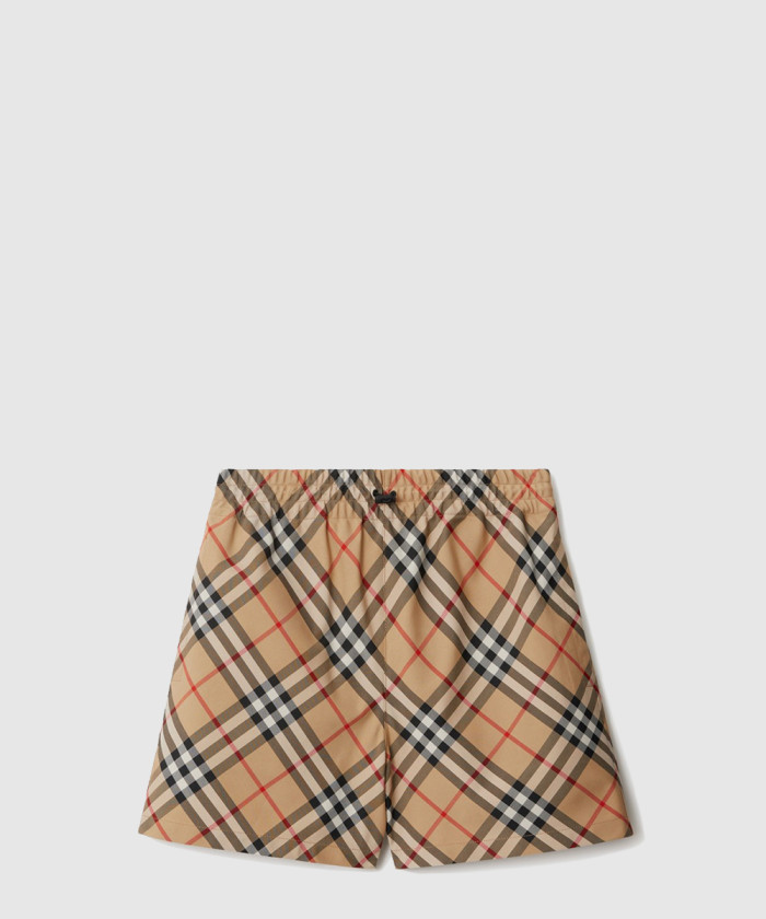 버버리 체크 쇼츠 80882901