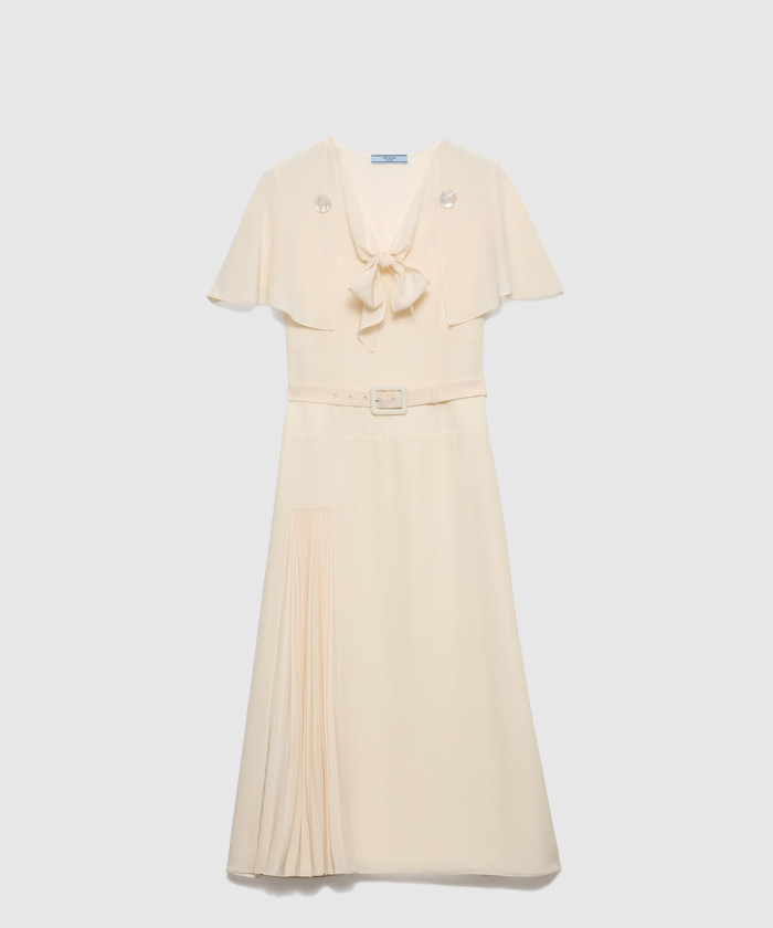 프라다 플리츠 모로케인 드레스 P3P82H