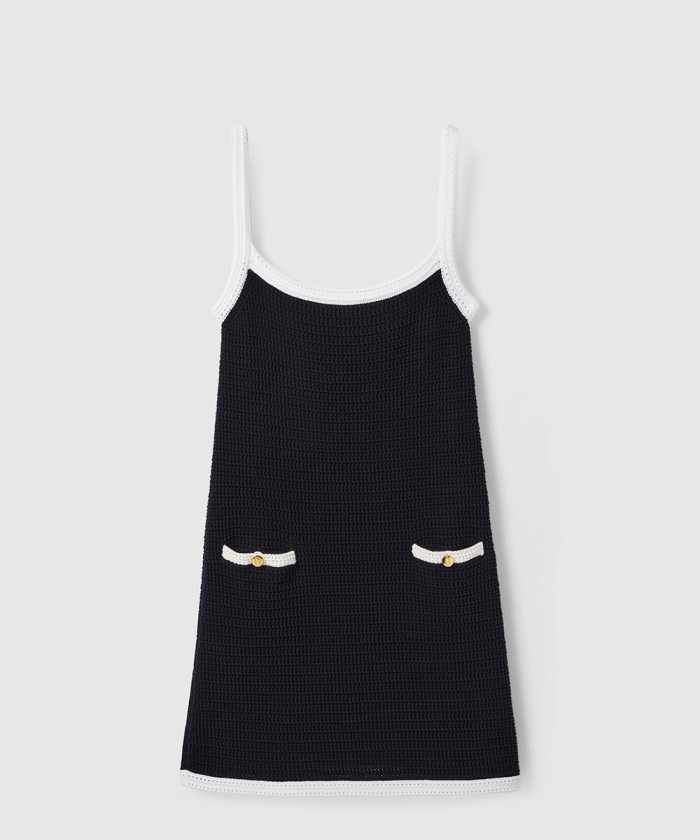 구찌 고급 코튼 드레스 ‎819374