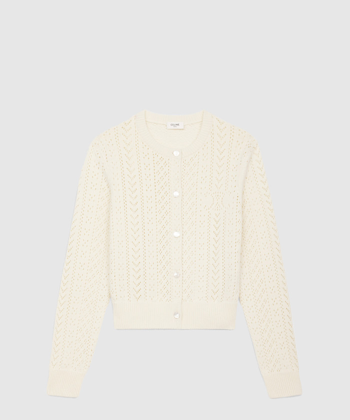 셀린느 가디건 코튼 포인텔 RV0N13