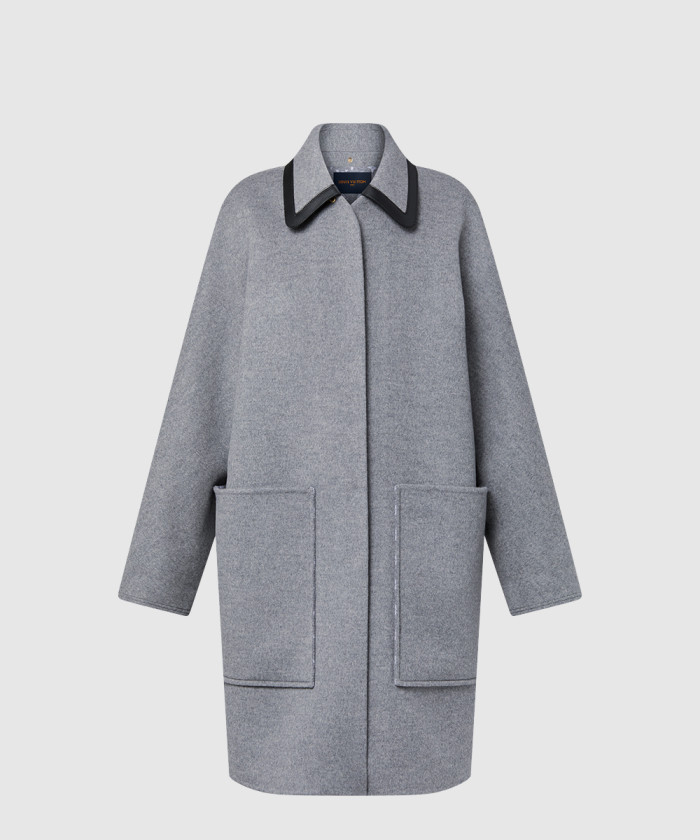 루이비통 리무버블 칼라 더블 페이스 코트 1AHZMS