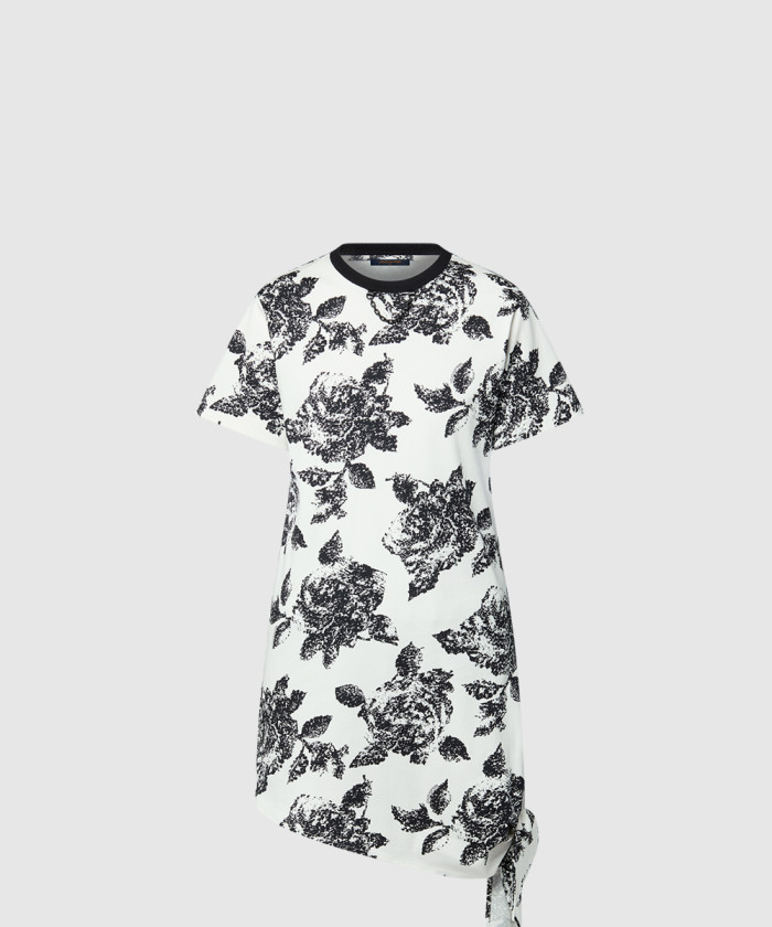 루이비통 플로럴 노티드 티셔츠 드레스 1AIAKV