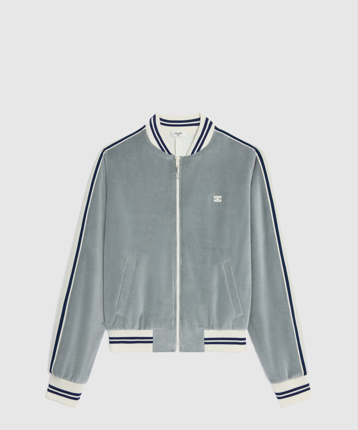 셀린느 테디 트랙수트 재킷 벨벳 저지 RV0R17