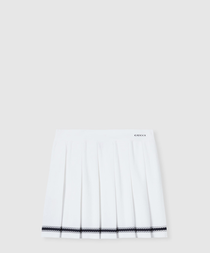 구찌 인타르시아 스트레치 코튼 스커트 835919