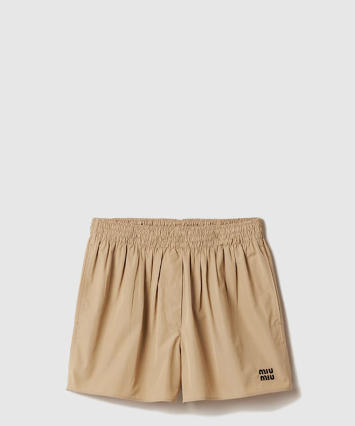미우미우 포플린 쇼츠 MP1907