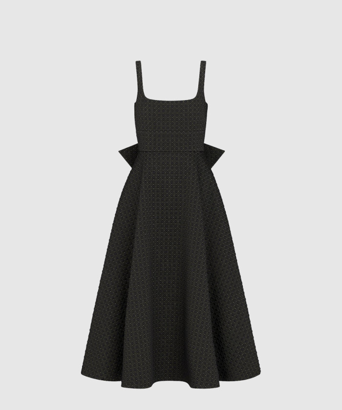 디올 플레어 미디 드레스 541D2