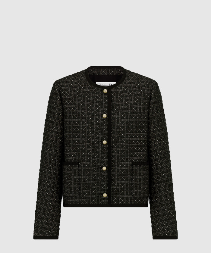 디올 마이크로까나쥬 크롭 재킷 541V5