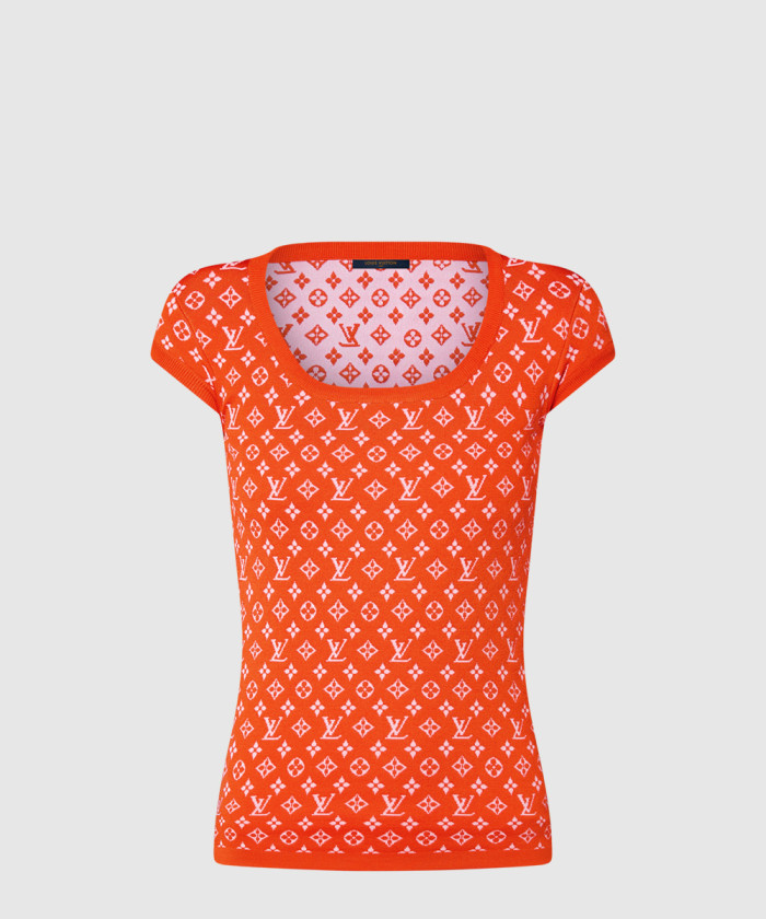 루이비통 모노그램 자카드 니트 톱 1AI717