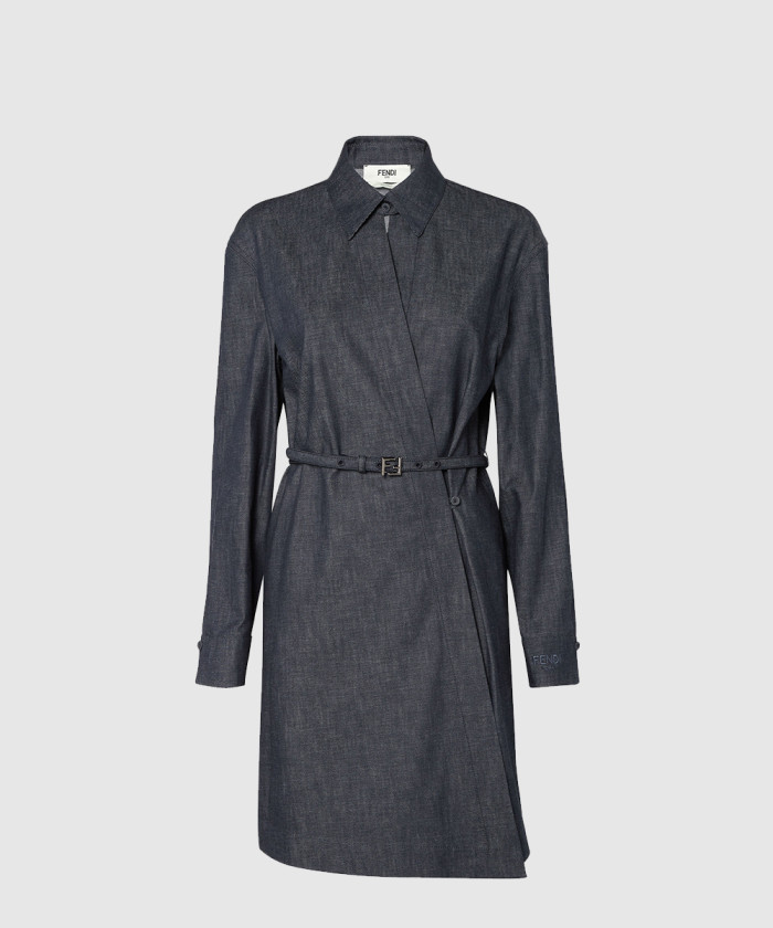 펜디 샴브레이 드레스 FLD565