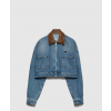 프라다 크롭 데님 재킷 GFB327