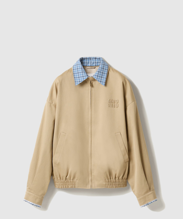 미우미우 치노 블루종 재킷 ML1216