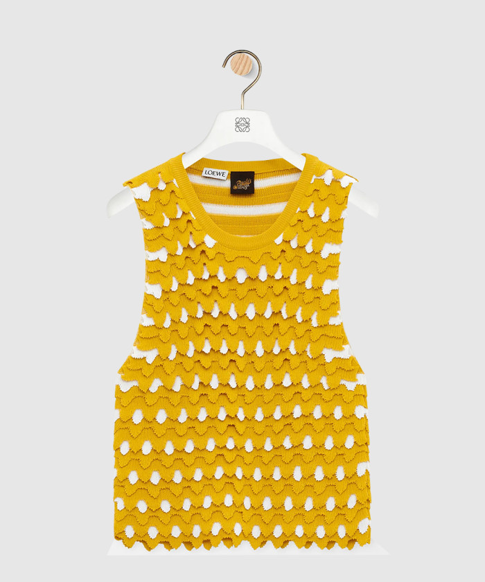 로에베 탑 비스코스 & 코튼