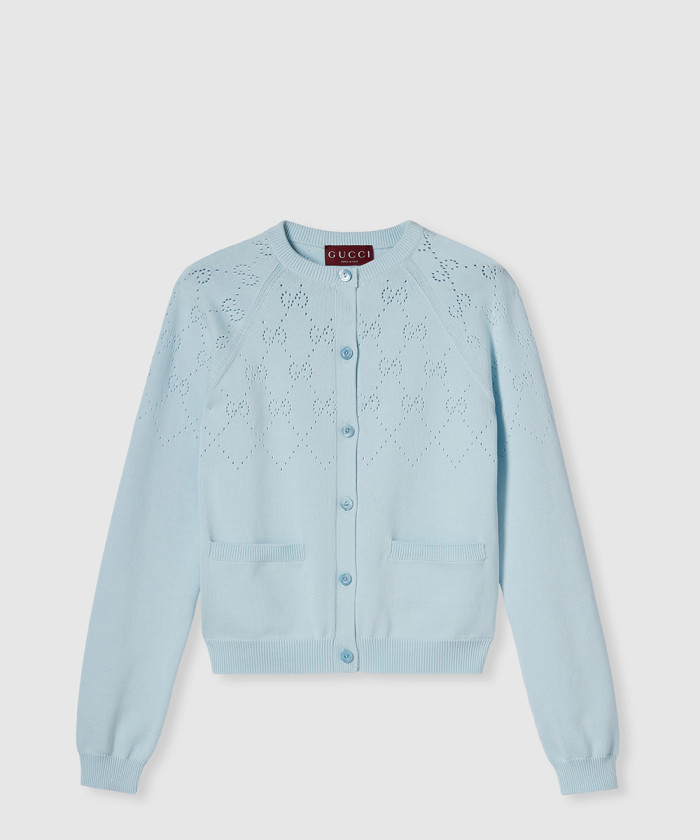 구찌 GG 코튼 가디건 ‎836379
